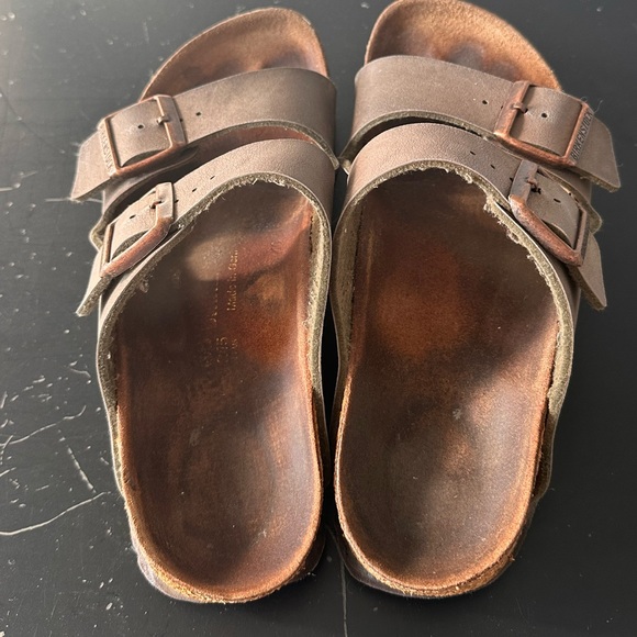 Birkenstock Arizona Birkibuc - Stone - 38 - Picture 4 of 9